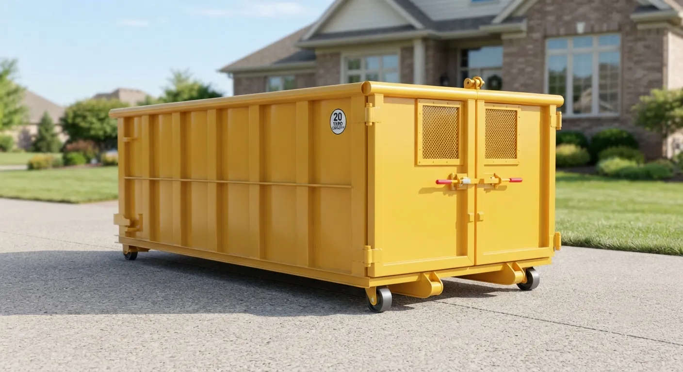 10 yard dumpster rental from our West Jordan fleet