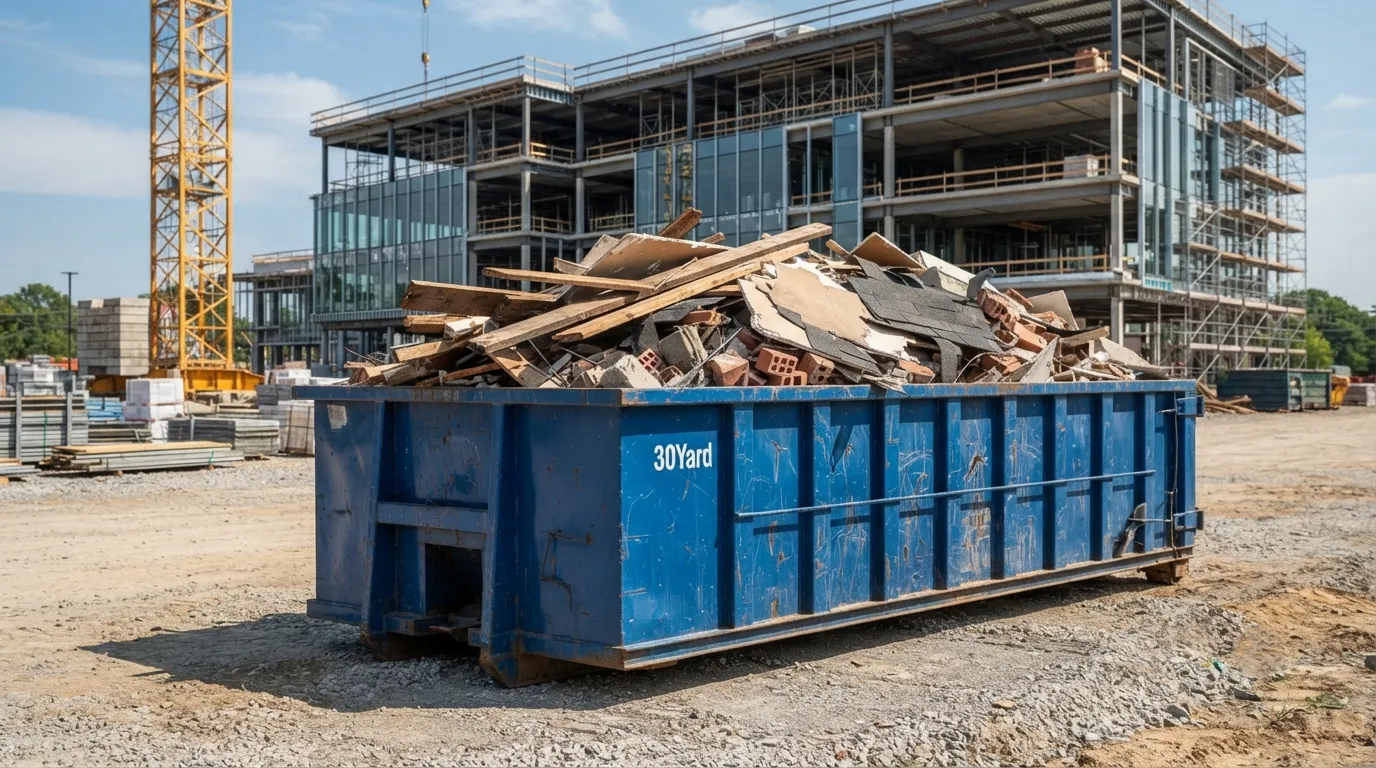30 yard dumpster rental from our West Jordan fleet